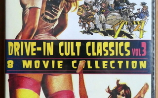 DRIVE IN CULT CLASSICS Vol. 3 UUSI Avaamaton B-elokuvia