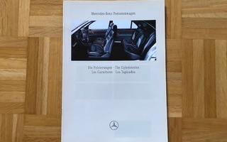Esite Mercedes värikartta/sisusta 1993 W124 W201 R129 W140