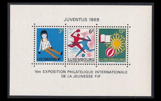 Luxemburg 785-7BL8 ** Postimerkkinäyttely Juventus (1969)