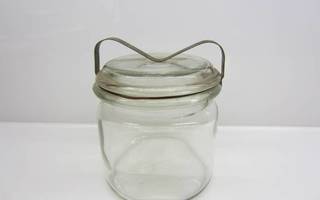 Riihimäen Lasin vanha lasitölkki, 1 litra
