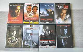 Arnold Schwarzenegger leffoja 8kpl (DVD)