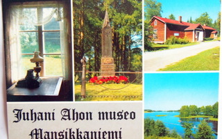 Juhani Ahon museo Mansikkaniemi