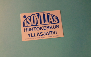 TT-etiketti Isoylläs Hiihtokeskus, Ylläsjärvi