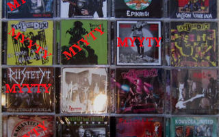 7 kpl erilaisia Punk / suomirock CD:eitä 5e kpl