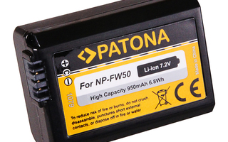 Sony NP-FW50 yhteensopiva Li-ion akku 950mAh (10