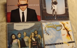 4 Kpl CD SINKKua - Nelly furtado /  Justin Timberlake / Nerd