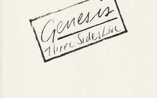 Genesis (2CD) Three Sides Live MINT!! Vanha painos