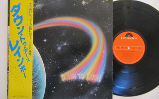 Rainbow Down To Earth LP Japanilainen OBI MPF 1256