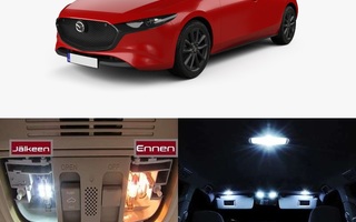 Mazda 3 (BP) Sisätilan LED -muutossarja 6000K ; x9