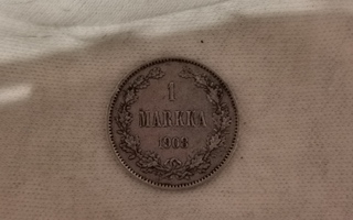 1 markka 1908, Suomi