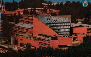 Espoo Teknillinen korkeakoulu by Alvar Aalto 1964  ilmakuva