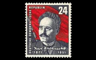 DDR 294 ** Karl Liebknecht (1951)