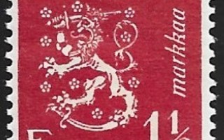 1932 M-30 Leijona 1½ mk punainen ** Lape 178 LP Lm1