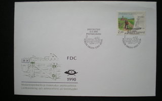 FDC Maalaiskirjekanto 100 v 11.5.1990 - LaPe 1110