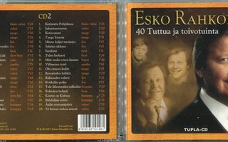 ESKO RAHKONEN . 2 CD-LEVYÄ . 40 TUTTUA JA TOIVOTUINTA
