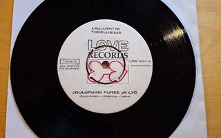 Joulupukki Puree Ja Lyö / Käsittämätön Joulu, 7", MISPRINT