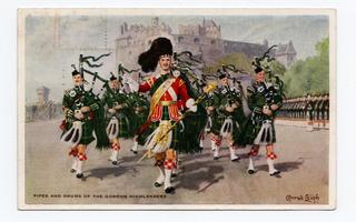 Skotlantilainen säkkipillimarssi - Gordon Highlanders - 1955