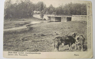 VANHA Postikortti Alavus 1913