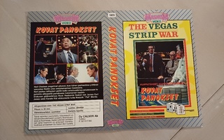 Kovat panokset - the Vegas strip war VHS kansipaperi