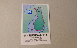 TT-etiketti K K-Ruoka-aitta, Sodankylä