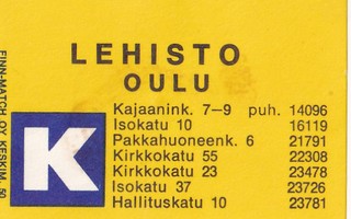 Oulu. Lehisto      b434
