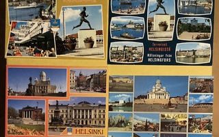 Helsinki postikortit kulkeneet