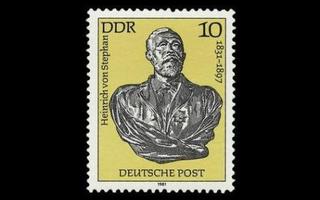 DDR 2579 ** Heinrich von Stehan (1981)