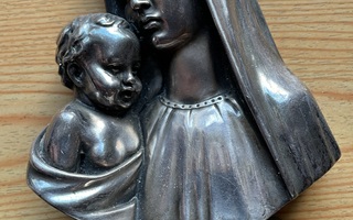 Madonna ja lapsi patsas (SILVER 999)