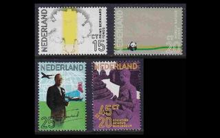 Alankomaat 965-8 ** Prinssi Bernhard 60v (1971)