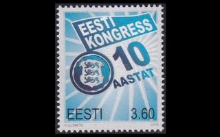 Eesti 367 ** Kongressin perustaminen 10v (2000)