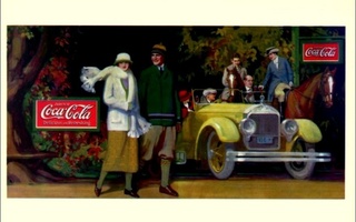Coca-Cola, 2404 Cardboard Poster, 1924,  käyttämätön