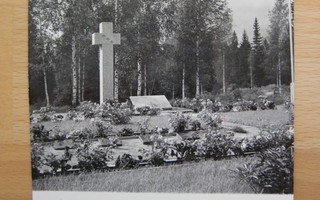VANHA Valokuva Jämsänkoski Sankarihaudat 1940-l