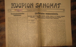 Sanomalehti  Kuopion Sanomat  30.12.1921