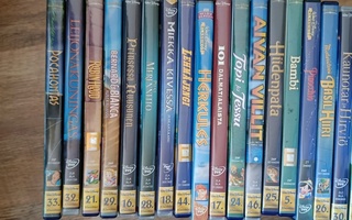Disney klassikko paketti 19 DVD