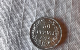 50 penniä 1914