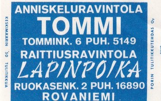 Rovaniemi. TOMMI, LAPINPOIKA  . b402