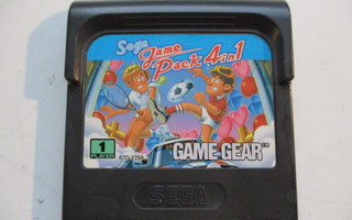 SEGA GAME GEAR GAME PACK 4 IN 1