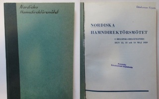 Nordiska hamndirektörsmötet 1959 Eduskunnan kirjasto