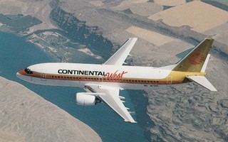 Lentokone  Boeing  757 -300  Continental West    p109