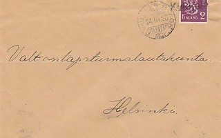 1936, Kirje Postivaunu 26, rivileima Kukkola