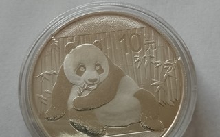 2015 Kiina Panda 1 Oz hopearaha
