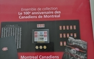 Montreal 100 v juhlaraha /postimerkki kokoelma jääkiekko
