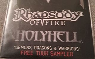 MANOWAR, RHAPSODY OF FIRE, HOLYHELL promo CD