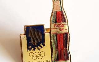 Lillehammerin olympialaiset 1994 -pinssi (Coca Cola)