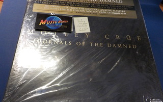 MÖTLEY CRUE - JOURNALS OF THE DAMNED UUSI 6LP BOKSI