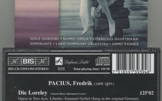 PACIUS / VÄNSKÄ Die Loreley - Opera in 2 Acts – BIS 2CD 2003