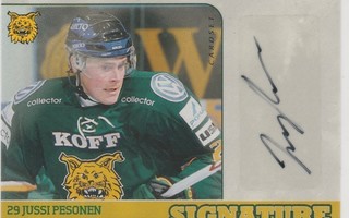 2014/15 Cardset Signature Jussi Pesonen , Ilves
