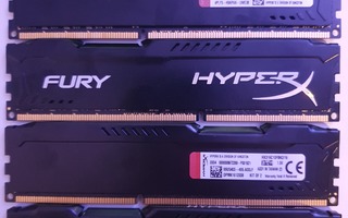 Hyper X Fury 32GB (4x 8GB) DDR3 1600MHz muistikammat