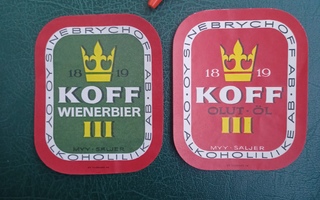Koff Wienerbier III Kerava etiketti