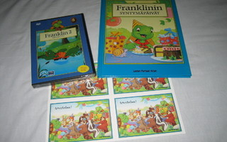 Franklin 2 DVD, Syntymäpäivät kirja ja 12kpl kutsukorttteja